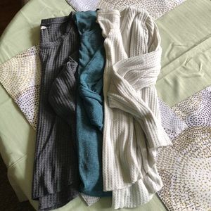 Three thermal shirts